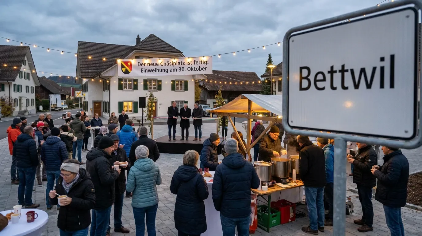 Der neue Chäsiplatz ist fertig: Einweihung am 30. Oktober